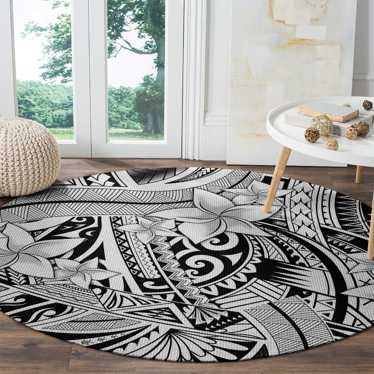 polynesia-round-carpet-tribal-polynesian-spirit-with-white-pacific-flowers