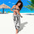 Polynesia Sarong Tribal Polynesian Spirit With White Pacific Flowers - Wonder Print Shop