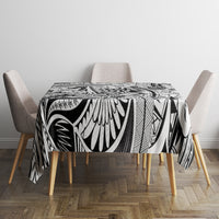 Polynesia Tablecloth Tribal Polynesian Spirit With White Pacific Flowers - Wonder Print Shop
