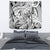 Polynesia Tapestry Tribal Polynesian Spirit With White Pacific Flowers - Wonder Print Shop