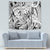 Polynesia Tapestry Tribal Polynesian Spirit With White Pacific Flowers - Wonder Print Shop
