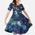 Yule Goat Starry Night Family Matching Summer Maxi Dress and Hawaiian Shirt - Wonder Print Shop