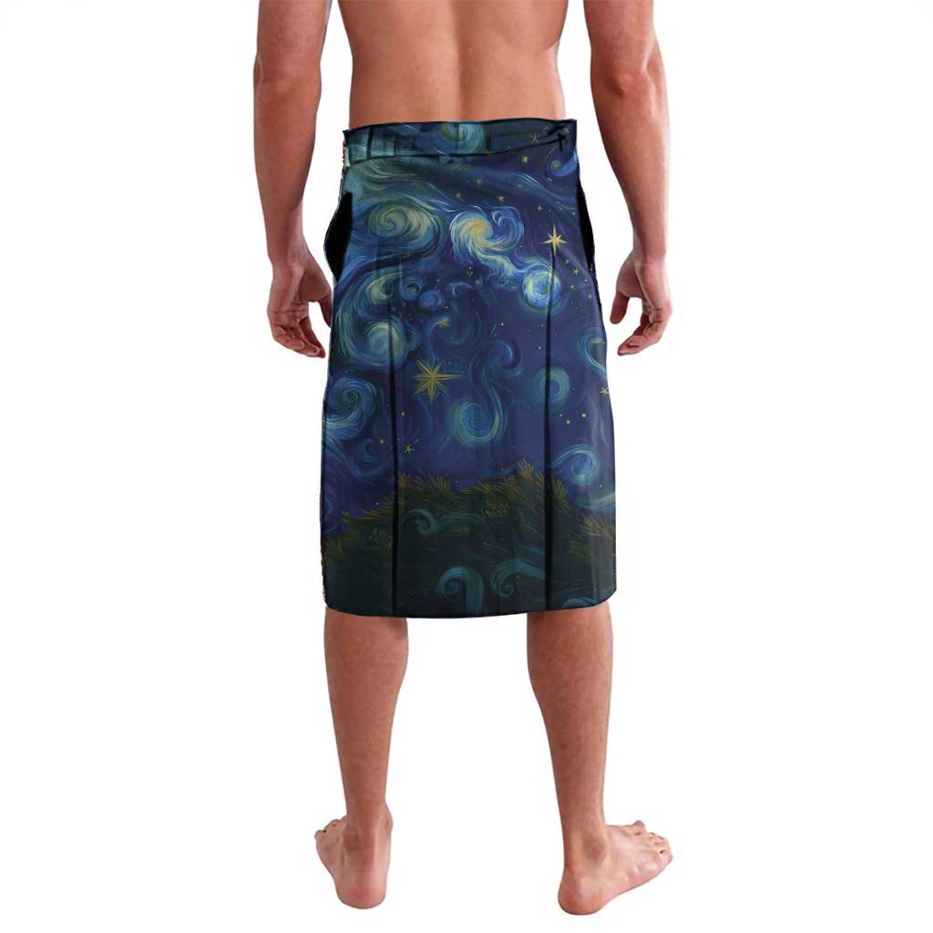 Yule Goat Starry Night Lavalava - Wonder Print Shop