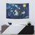 Yule Goat Starry Night Tapestry - Wonder Print Shop