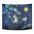 Yule Goat Starry Night Tapestry - Wonder Print Shop
