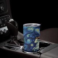 Yule Goat Starry Night Tumbler Cup - Wonder Print Shop