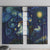 Yule Goat Starry Night Window Curtain - Wonder Print Shop