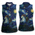 Yule Goat Starry Night Women Sleeveless Polo Shirt - Wonder Print Shop