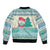 Gnome Bagpies Musical Bomber Jacket Nollaig Chridheil Scotland Christmas Pattern LT9 - Wonder Print Shop
