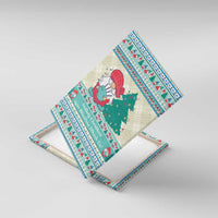 Gnome Bagpies Musical Canvas Wall Art Nollaig Chridheil Scotland Christmas Pattern LT9 - Wonder Print Shop