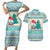 Gnome Bagpies Musical Couples Matching Short Sleeve Bodycon Dress and Hawaiian Shirt Nollaig Chridheil Scotland Christmas Pattern LT9 - Wonder Print Shop