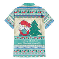 Gnome Bagpies Musical Family Matching Mermaid Dress and Hawaiian Shirt Nollaig Chridheil Scotland Christmas Pattern LT9 - Wonder Print Shop
