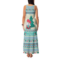Gnome Bagpies Musical Family Matching Tank Maxi Dress and Hawaiian Shirt Nollaig Chridheil Scotland Christmas Pattern - Wonder Print Shop