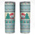 Gnome Bagpies Musical Skinny Tumbler Nollaig Chridheil Scotland Christmas Pattern - Wonder Print Shop