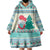 Gnome Bagpies Musical Wearable Blanket Hoodie Nollaig Chridheil Scotland Christmas Pattern - Wonder Print Shop