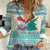 Gnome Bagpies Musical Women Casual Shirt Nollaig Chridheil Scotland Christmas Pattern - Wonder Print Shop