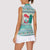 Gnome Bagpies Musical Women Sleeveless Polo Shirt Nollaig Chridheil Scotland Christmas Pattern - Wonder Print Shop