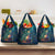 Nollaig Chridheil Scottish Gnome Grocery Bag Bagpies Musical and Chirstmas Tree