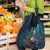 Nollaig Chridheil Scottish Gnome Grocery Bag Bagpies Musical and Chirstmas Tree
