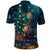 Nollaig Chridheil Scottish Gnome Polo Shirt Bagpies Musical and Chirstmas Tree - Wonder Print Shop