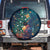 Nollaig Chridheil Scottish Gnome Spare Tire Cover Bagpies Musical and Chirstmas Tree - Wonder Print Shop