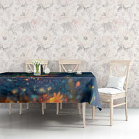 Nollaig Chridheil Scottish Gnome Tablecloth Bagpies Musical and Chirstmas Tree - Wonder Print Shop