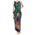 Nollaig Chridheil Scottish Gnome Tank Maxi Dress Bagpies Musical and Chirstmas Tree - Wonder Print Shop