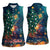 Nollaig Chridheil Scottish Gnome Women Sleeveless Polo Shirt Bagpies Musical and Chirstmas Tree - Wonder Print Shop