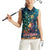 Nollaig Chridheil Scottish Gnome Women Sleeveless Polo Shirt Bagpies Musical and Chirstmas Tree - Wonder Print Shop