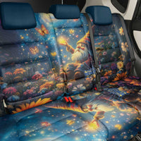 Nollaig Chridheil Scottish Gnome Back Car Seat Cover Merry Christmas with Starry Night LT9 - Wonder Print Shop