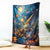Nollaig Chridheil Scottish Gnome Blanket Merry Christmas with Starry Night