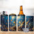 Nollaig Chridheil Scottish Gnome 4 in 1 Can Cooler Tumbler Merry Christmas with Starry Night LT9 - Wonder Print Shop