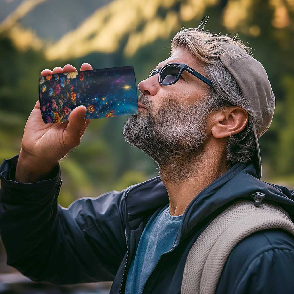 Nollaig Chridheil Scottish Gnome 4 in 1 Can Cooler Tumbler Merry Christmas with Starry Night LT9 - Wonder Print Shop