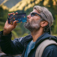 Nollaig Chridheil Scottish Gnome 4 in 1 Can Cooler Tumbler Merry Christmas with Starry Night LT9 - Wonder Print Shop