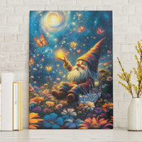 Nollaig Chridheil Scottish Gnome Canvas Wall Art Merry Christmas with Starry Night LT9 - Wonder Print Shop