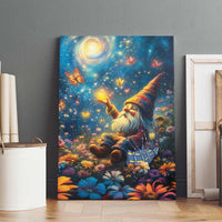Nollaig Chridheil Scottish Gnome Canvas Wall Art Merry Christmas with Starry Night LT9 - Wonder Print Shop
