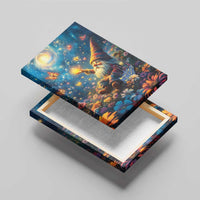 Nollaig Chridheil Scottish Gnome Canvas Wall Art Merry Christmas with Starry Night LT9 - Wonder Print Shop