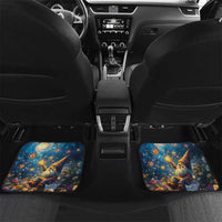 Nollaig Chridheil Scottish Gnome Car Mats Merry Christmas with Starry Night LT9 - Wonder Print Shop