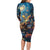 Nollaig Chridheil Scottish Gnome Family Matching Long Sleeve Bodycon Dress and Hawaiian Shirt Merry Christmas with Starry Night LT9 - Wonder Print Shop