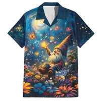Nollaig Chridheil Scottish Gnome Family Matching Off Shoulder Maxi Dress and Hawaiian Shirt Merry Christmas with Starry Night LT9 - Wonder Print Shop