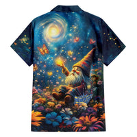 Nollaig Chridheil Scottish Gnome Family Matching Off Shoulder Maxi Dress and Hawaiian Shirt Merry Christmas with Starry Night LT9 - Wonder Print Shop