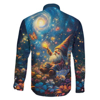 Nollaig Chridheil Scottish Gnome Family Matching Off Shoulder Maxi Dress and Hawaiian Shirt Merry Christmas with Starry Night LT9 - Wonder Print Shop