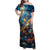 Nollaig Chridheil Scottish Gnome Family Matching Off Shoulder Maxi Dress and Hawaiian Shirt Merry Christmas with Starry Night LT9 - Wonder Print Shop