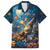 Nollaig Chridheil Scottish Gnome Family Matching Puletasi and Hawaiian Shirt Merry Christmas with Starry Night - Wonder Print Shop