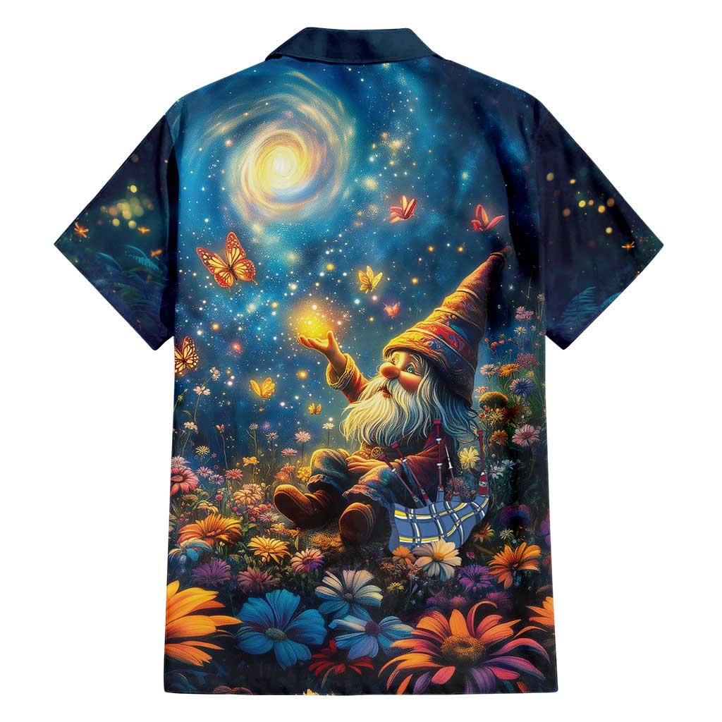 Nollaig Chridheil Scottish Gnome Hawaiian Shirt Merry Christmas with Starry Night - Wonder Print Shop
