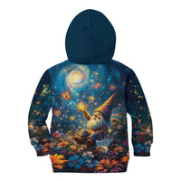 Nollaig Chridheil Scottish Gnome Kid Hoodie Merry Christmas with Starry Night - Wonder Print Shop