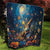 Nollaig Chridheil Scottish Gnome Quilt Merry Christmas with Starry Night - Wonder Print Shop