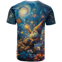Nollaig Chridheil Scottish Gnome T Shirt Merry Christmas with Starry Night - Wonder Print Shop