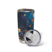 Nollaig Chridheil Scottish Gnome Tumbler Cup Merry Christmas with Starry Night - Wonder Print Shop
