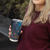 Nollaig Chridheil Scottish Gnome Tumbler Cup Merry Christmas with Starry Night - Wonder Print Shop